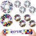 10 Pieces Autism Awareness Hair Scrunchie Autism Awareness Accessories Autism Scrunchies Autism Acceptance Puzzle Piece Hair Ties for Women Girls Ponytail Holders Jewelry Accessories  2 Styles