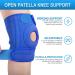 AVIDDA Knee Support Brace with Side Stabilizers | Adjustable Patella Tendon Brace for Running & Sports | Joint Pain & Arthritis Relief | Men & Women | Blue (M-XL) - Buy Online on GoSupps.com