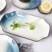 Dinner Plates Ceramic Dinnerware Set 10 Piece Round Plates Simple and Elegant Dinner Plates Set Service for 2 Plates Kitchenware - Buy Online on GoSupps.com