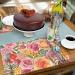 CounterArt Full Bloom Reversible Placemat 4 Pack - Easy Care, Made in USA, BPA Free - Buy Online on GoSupps.com