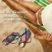 Buy Mnsruu Donut Flip-Flops - Chocolate Brown & Lemon Yellow | XS Home Hotel Spa & Travel Footwear for Men & Women - Buy Online on GoSupps.com