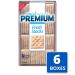 Premium Original Fresh Stacks Saltine Crackers 13.6oz 6-Pack - Fresh Stacks Box Set - Buy Online on GoSupps.com