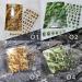 Nail Decoration 3D Adhesive Decals Amber Green Nail Sticker Aurora Ice Cube Glitter(02) Style02 - Buy Online on GoSupps.com