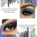 10-Color Smokey Eyeshadow Palette with Gray Silver Glitter & Blue Cool Tones - Long-Lasting & Waterproof Eye Makeup Kit with Advanced Brush - Buy Online on GoSupps.com