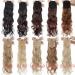 Ponytail Extension Synthetic Ponytail Hair Extension 24inch Long Wavy Curly Ponytail Hair Extension Clip In Body Wave Drawstring Ponytail Hairpiece for Woman Ponytail Hairpiece for Women (Color : Bl 24inches Bleach blonde - Buy Online on GoSupps.com