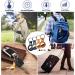 BRRAAVEES AirTag Keychain Holder - Anti-Lost PU Leather Case (3 Pack) - Pet Tracking Compatible - Buy Online on GoSupps.com