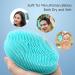 Silicone Body Scrubber & Bath Brush - Upgrade 2-in-1 Shower Tool for Gentle Massage and Cleansing - Buy Online on GoSupps.com