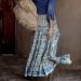 Sanahy Women Boho Floral Print High Low Maxi Dress - Blue XL - Buy Online on GoSupps.com