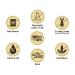 All gresse 24K Gold Eye Serum - Reduce Dark Circles & Puffiness | Moisturizing Anti-Aging Skincare with Natural Oils & Haloxyl | 1 oz - Buy Online on GoSupps.com