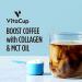VitaCup Keto Collagen Coffee Creamer Vanilla | MCT & Protein | Dairy-Free, Gluten-Free, Soy-Free | 10oz Bottle - Buy Online on GoSupps.com