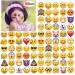 Emoji Temporary Tattoo(160pcs 2inch)  Konsait Funny Emoji tattoos Body Stickers for Kids Children Adults for Emoji Party Favors Supplies with Poop Kissing Heart Sunglasses Smirk Relaxed Smile Emoticon