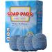 Shakven Steel Wool Soap Scrubbing Pads - Kitchen Pre-Soaped Scrubber Pad Grease Cleaning Brush Steel Wool Soap Pads Brush for Dishes Pots Pans - Buy Online on GoSupps.com