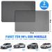 Magnetic Sun Protection for Cars | UV & Heat Reflective Curtains for Children & Adults - 2 Pieces - Buy Online on GoSupps.com