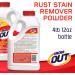 Iron OUT Powder - Top Rust Stain Remover for Bathrooms Kitchens & Outdoors | 4 lb 12 oz 6 Pack - Effective Rust Prevention - Buy Online on GoSupps.com