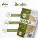 Retract To Nature Amla Powder (Amalaki) - 16 oz 100% Natural Source of Vitamin C Made From Himalayan Mountain Hill - Buy Online on GoSupps.com