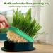 Hejo 2 PCS Cat Grass Seed Tray Plant Bowls for Cat Grass Catnip Cat Grass Box with 1 Plastic Scissors Plastic Soil Free Cat Plant Planting Box for Planting Cat Grass - Buy Online on GoSupps.com