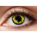 Balinco contact lenses colored without strength motif lenses eye lenses costume accessories for cosplay Halloween carnival carnival dia los muertos party festival rave (Mistery Yellow / Black) MISTY YELLOW / BLACK