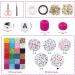 OUTUXED 7200pcs Glass Seed Beads & Alphabet Letter Beads Kit for Bracelets Making | DIY Jewelry & Crafts Set with Elastic Cords, Tweezers & Accessories - Buy Online on GoSupps.com