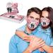 ZQP 10PCS Disposable Face_Mask Valentine's Day Face_Masks for Adult Heart Shaped Design 3Ply Breathable Anti-Dust Safety Protection with Elastic Earloop & Nose Bridge - Buy Online on GoSupps.com