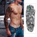 10 Sheets Temporary Full Arm Tattoo Set for Men and Women - Waterproof and Realistic Fake Sleeve Tattoos - Long Lasting Design (L19xW7) - Buy Online on GoSupps.com