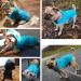 Premium Waterproof Dog Coat - Soft Lining Rain Jacket for Small Medium & Large Dogs (11-71) - Blue XL - Buy Online on GoSupps.com