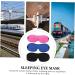 FRCOLOR 3D Sleep Mask Blindfold - Blockout Eye Covers for Sleeping | Silk & Sponge Travel Eye Mask | Perfect for Airplane & Home Use - Buy Online on GoSupps.com