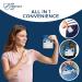 TSA Approved Travel Essentials Kit for Men & Women - Hygiene Set with Lotion Deodorant Shampoo Toothbrush & Toothpaste Tablets | My Protect Kit - Buy Online on GoSupps.com