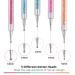 Cizoackle Nail Art Brushes - Double-Ended Dotting Tool Kit - Professional Liner Set with Shiny Handles - 5 Pcs - Buy Online on GoSupps.com