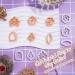 6 Shape Flower Clay Cutters Set for Jewelry Making - Geometric Polymer Clay Cutters for Embossed Flowers Earring Studs - Buy Online on GoSupps.com
