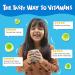 Kids Calcium Gummies + Vitamin D3 K2 Magnesium Zinc Extra Absorption Algae Calcium Supplement For Kids Gentle to Stomach Bone Teeth Muscle Brain Sugar Free Chewable Kids Vitamins 4+ 60 Counts 60 Count (Pack of 1) - Buy Online on GoSupps.com