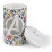 Marvel Comics Ceramic Dog Treat Jar - Avengers & Spiderman Theme, 10 x 5 Inches, Dishwasher Safe Storage Container - Buy Online on GoSupps.com