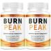 (2 Pack) Burn Peak Capsules - Official BurnPeak Weight Pills Advanced Premium Support All Natural Burn Peak Pink Salt Trick Supplement for Overall Health & Wellness Reviews 120 Capsules for 2 Months