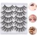 Housoutil 1 Box Fake Eyelashes Artificial False Eyelash Dappen Dishes for Acrylic Lash Extensions 5d False Eyelashes Crisscross False Lashes Faux Wispy Eyelashes Soft Fiber Dense Extend 3d - Buy Online on GoSupps.com