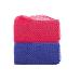 2 Pieces African Net Sponge Long Net Bath Sponge African Exfoliating Shower Body Scrubber Back Scrubber Skin Smoother Stretches to Approximately 63" (Blue&Pink) Pink&Blue