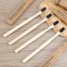 Eco-Friendly Bamboo Toothbrush Set - 4 Soft Bristles Biodegradable & Travel-Friendly Natural Toothbrushes for Adults & Families - Buy Online on GoSupps.com