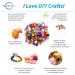 Glaciart One Felt Pom Poms Wool Balls - 240 Pcs - Handmade Felted - 4 Sizes - 60 Colors - for Felting & Garland - Buy Online on GoSupps.com
