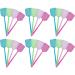 Okuna Outpost Plastic Fly Swatters Bug Flies Swatter Set in 4 Colors (4.5 x 17.5 in 24 Pack)