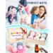 Natural Essential Oil Bath Bombs Gift Set - 6 Pack, 4.3 Ounce - Relaxing Spa Bath with Surprise Inside - Magnesium & Moisturizing - Perfect Women's Gift - Buy Online on GoSupps.com