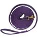 Jumptec 520108 Padded lunge line 8 m purple / black