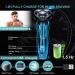Rotary Shaver for Men Electric Razor Dry Wet Waterproof Rotary Men's Face Shaver Razors Cordless USB Rechargeable for Men Shavers Gift for Husband Father (Blue+3 Replacement Blades) - Buy Online on GoSupps.com