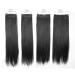 CAISHA XXL 60cm Clip In Hair Extensions Set - 4 Piece Voluminous Straight Black Hairpiece | #1 CES301 - Buy Online on GoSupps.com
