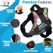 Pawpawify Personalized Dog Harness - No Pull Choking Prevention - Durable Training & Walking Gear for Chest 28-38in - Braster Color - Buy Online on GoSupps.com
