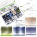 FREGITO 5 Arms Alabama Umbrella Rig Fishing Bass Kit Fishing Lures Bait Rigs for Lures Trout Salmon Freshwater 62pcs set