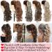 45cm Wavy Light Auburn Claw Clip-In Ponytail Extensions Real Hair Look - Buy Online on GoSupps.com