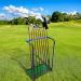 KOFULL Golf Putter Stand, Display Rack Indoor Outdoor, Premium Golf Club Holder, Golf Storage Garage Organizer | Easy to Assemble - Holds 9/18/27 Clubs 9 Holes