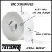 Titan Athletics 12-Pack Premium White Athletic Tape/Sports Tape - 1.5 Inch x 45 Feet - 100% Cotton with Zinc Oxide - Easy Tear Zig Zag Design - No Residue - 12 Pack - Buy Online on GoSupps.com