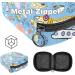 Portable Menstrual Cup & Sanitary Napkin Storage Bag for Teen Girls & Women - Zipper Pocket Play Plane Design - Buy Online on GoSupps.com