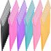 60 Pieces Eyebrow Razor Eyebrow Razors Shaver Microblades for Women Face Hair Dermaplaning Tool Shaper Trimmer with Precision Cover Skincare Party Favors (Pink, Blue,Yellow, Rose Red, Purple, Black)