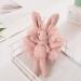 Shop Bath Sponge Shower Loofah Set - 2-Pack Kids Pink & Grey Rabbit Travel Sponges for Bathing - Buy Online on GoSupps.com