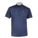 HORZE Dorian Mens Technical Sun Shirt - Short Sleeve Peacoat Dark Blue/White Medium